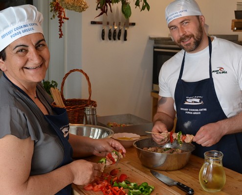 Cooking lessons workshop Poros island