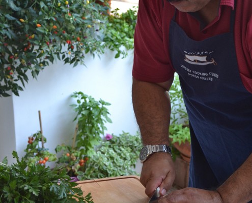 Cooking lessons workshop Poros island