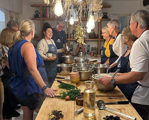 Cooking lessons workshop Poros island
