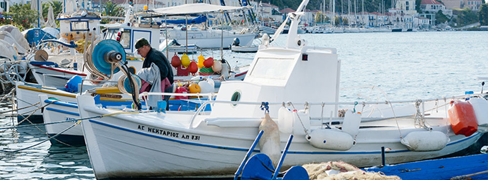 Odyssey Excursions - Poros Island - Poros Town & Harbour